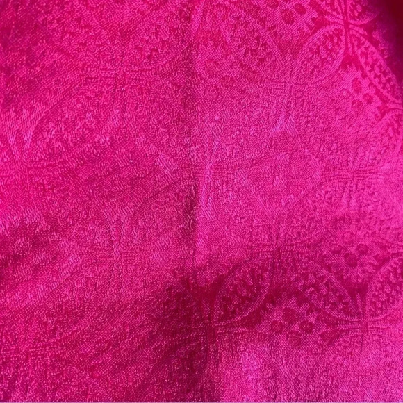 Worthington Women’s Stunning Fuchsia Capri Pink Pants Design Print Size 12 EUC - Picture 2 of 11